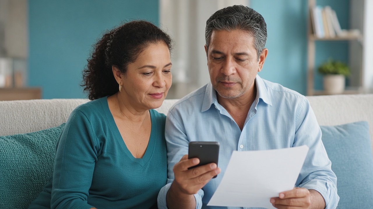 Casal analisando uma recusa de cobertura do plano de saúde